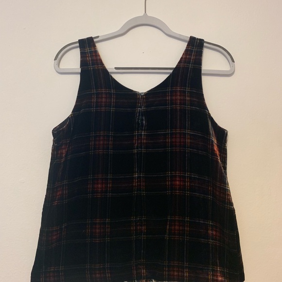 J. Crew Viscose Tartan Pattern Top in Size 4 - Picture 4 of 7
